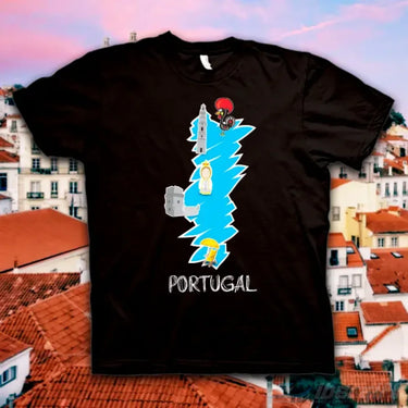 Popular Destinations Portugal T-Shirt – Ibergift Ts2017-21 Preto / 5/6 - Roupas T-Shirts