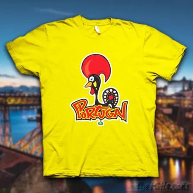 Rooster Of Portugal T-Shirt – Ibergift Ts2017-15 Amarelo / 5/6 - Roupas T-Shirts