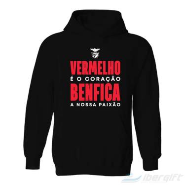 Sl Benfica Hoodie (Swt21Ba) Preto / S - Hoodies