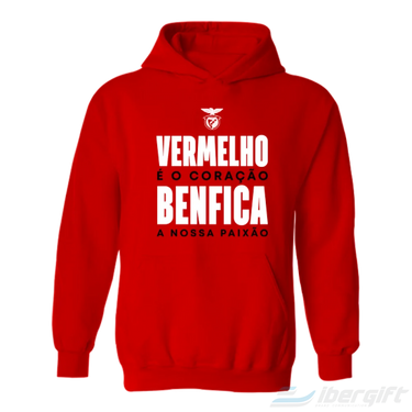 Sl Benfica Hoodie (Swt21Ba) Vermelho / S - Hoodies