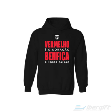 Sl Benfica Hoodie (Swt21Bc) Preto / 5/6 - Hoodies