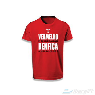 Sl Benfica T-Shirt (Ts-Iber/168C) Vermelho / 5/6 - T-Shirts