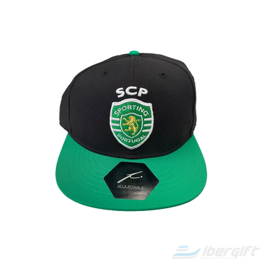 Sporting Boné Preto E Verde (2090-3009) - Bonés Premium