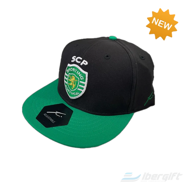 Sporting Boné Preto E Verde (2090-3009) - Bonés Premium