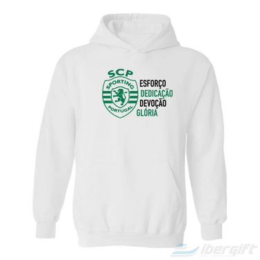 Sporting Cp Hoodie (Swt24Sa) Branco / S - Hoodies