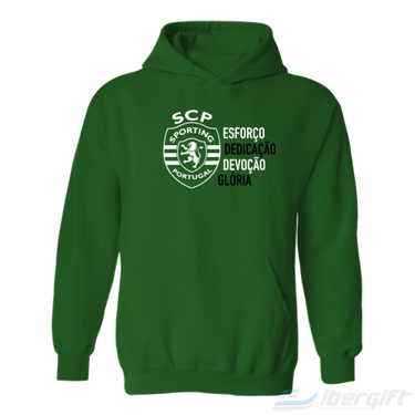 Sporting Cp Hoodie (Swt24Sa) Verde / S - Hoodies