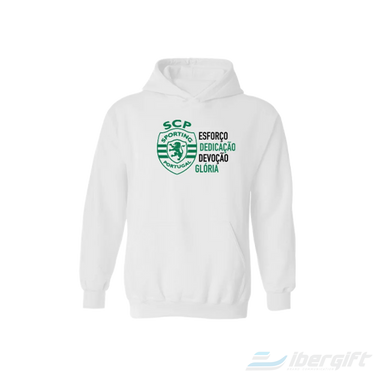 Sporting Cp Hoodie (Swt24Sc) Branco / 5/6 - Hoodies