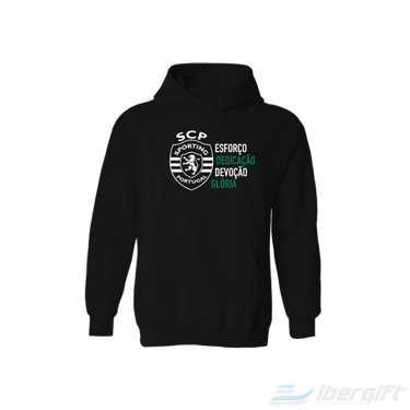 Sporting Cp Hoodie (Swt24Sc) Preto / 5/6 - Hoodies