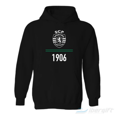 Sporting Cp Hoodie (Swt25Sa) Preto / S - Hoodies