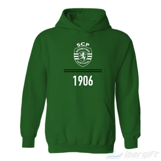 Sporting Cp Hoodie (Swt25Sa) Verde / S - Hoodies
