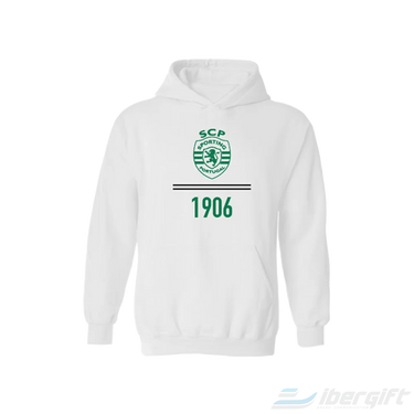 Sporting Cp Hoodie (Swt25Sc) Branco / 5/6 - Hoodies