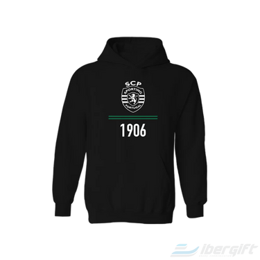 Sporting Cp Hoodie (Swt25Sc) Preto / 5/6 - Hoodies