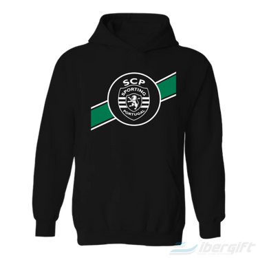 Sporting Cp Hoodie (Swt26Sa) Preto / S - Hoodies