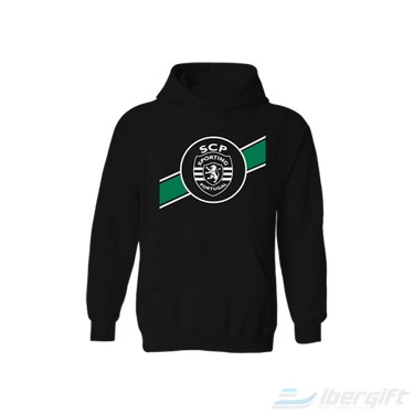 Sporting Cp Hoodie (Swt26Sc) Preto / 5/6 - Hoodies