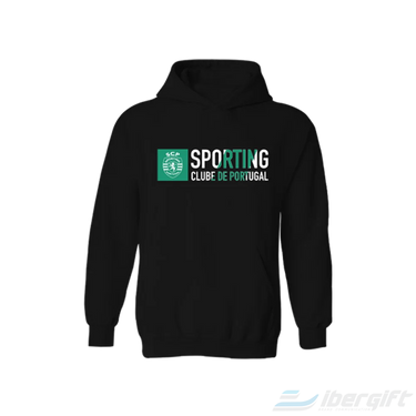 Sporting Cp Hoodie (Swt27Sc) Preto / 5/6 - Hoodies