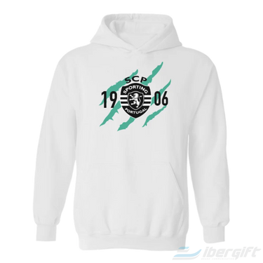 Sporting Cp Hoodie (Swt28Sa) Branco / S - Hoodies