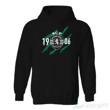 Sporting Cp Hoodie (Swt28Sa) Preto / S - Hoodies