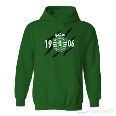 Sporting Cp Hoodie (Swt28Sa) Verde / S - Hoodies