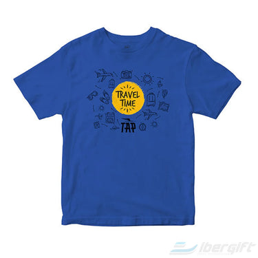 Travel Time Tap Air Portugal T-Shirt – Ibergift Ibtap-36 Azul / 5/6 Tap - Tshirts