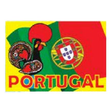 Galo de Barcelos e Bandeira de Portugal Autocolante – PTA-162