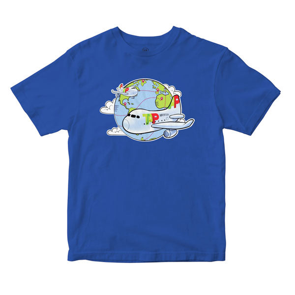 Desenho de T-shirt Terra e TAP Airplane – Ibergift – IBTAP-35